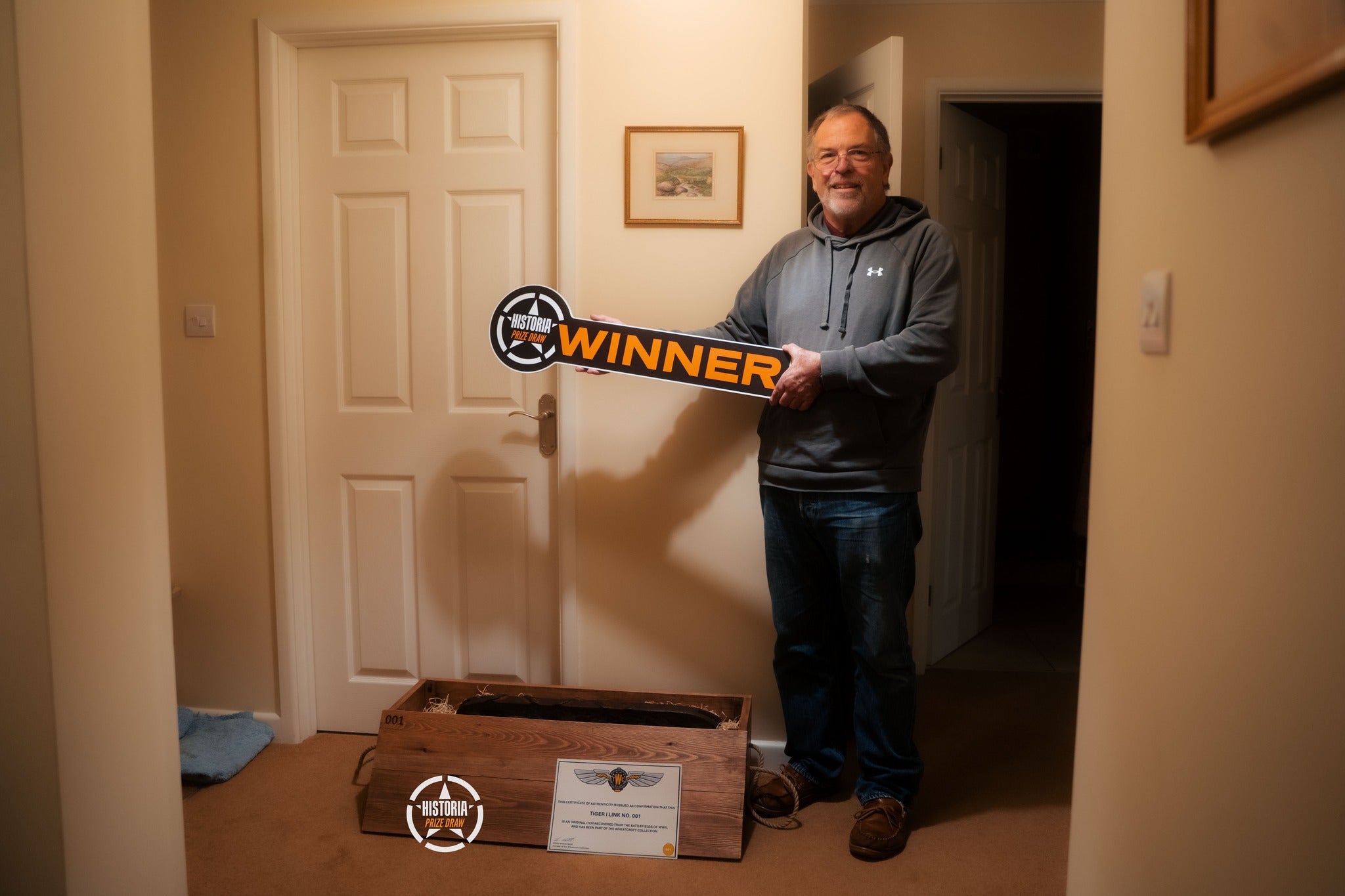 Winner of our Genuine WW2 Tiger I Track Link