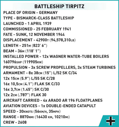 WIN a COBI TIRPITZ