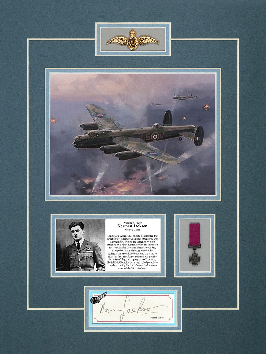 WIN a Genuine Norman Jackson Signed Print With Replica Victoria Cross
